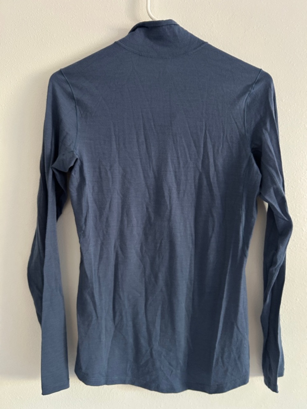 REI Women’s Merino wool base layer half zip Blue Size Small - Picture 5 of 5